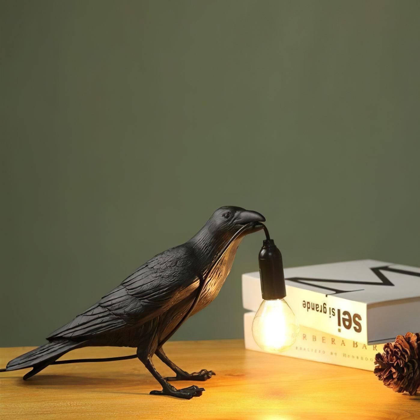 Unique Bird Design LED Desk Lamp with Plug