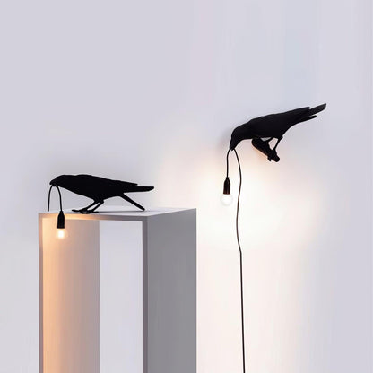 Unique Bird Design LED Desk Lamp with Plug