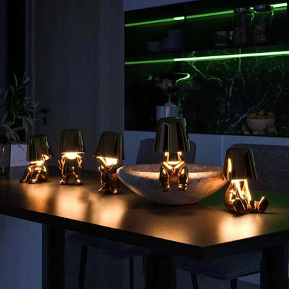 Compact Adjustable Desk Lamp with Dimmer Switch