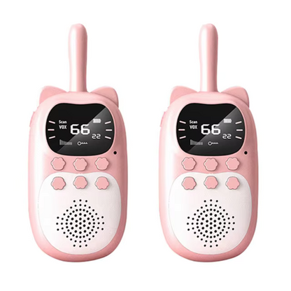 Fun Kids Two Way Radio Set with 3KM Range LCD