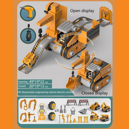 Fun Kids Building Kit with Drill and Tools