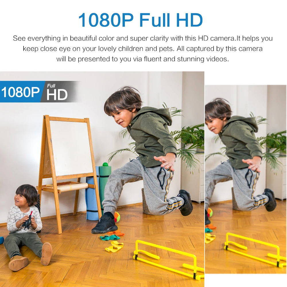 Compact Outdoor Wi-Fi Camera HD 1080P Night Vision
