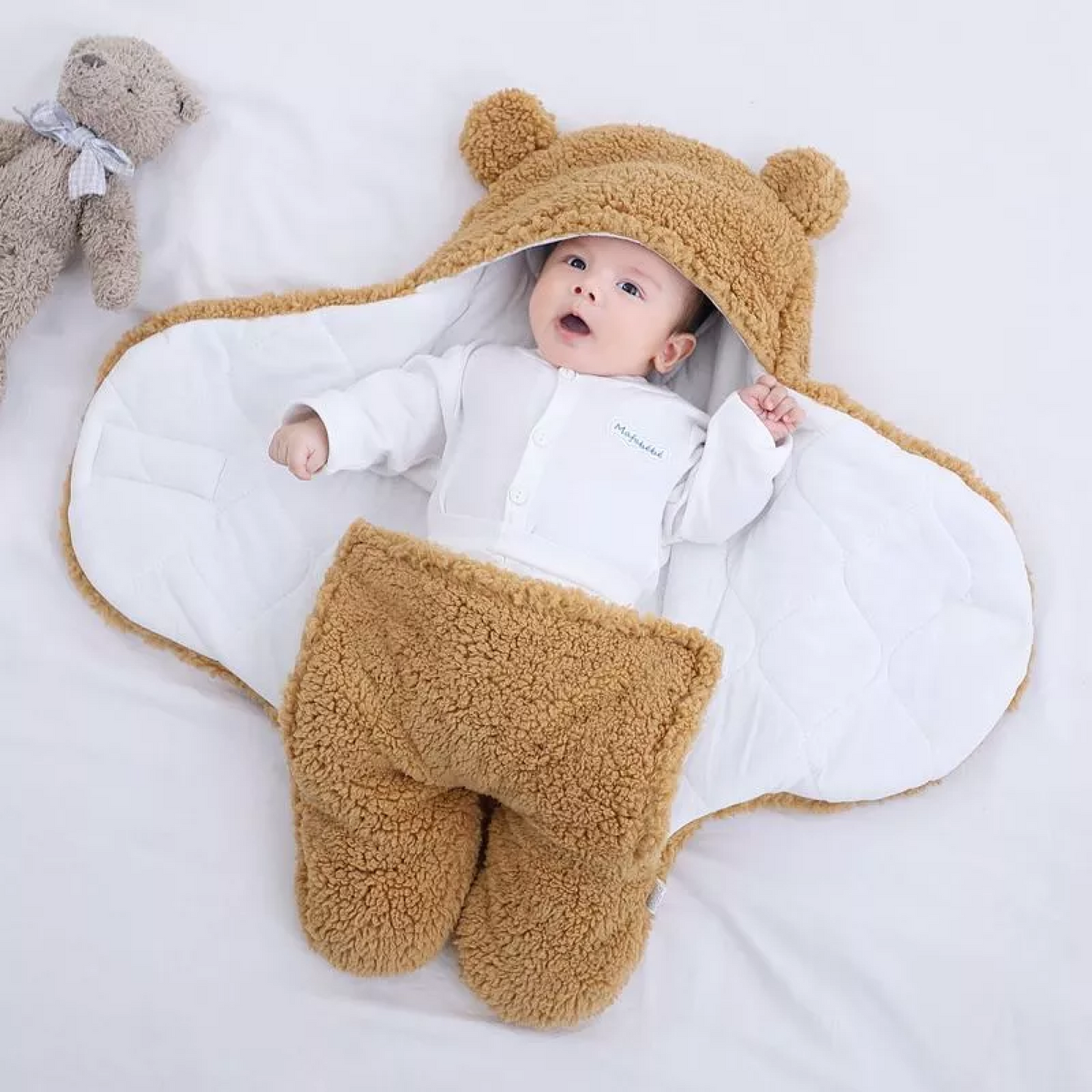 Soft Baby Swaddle Blanket in 7 Pastel Colors - Fesara