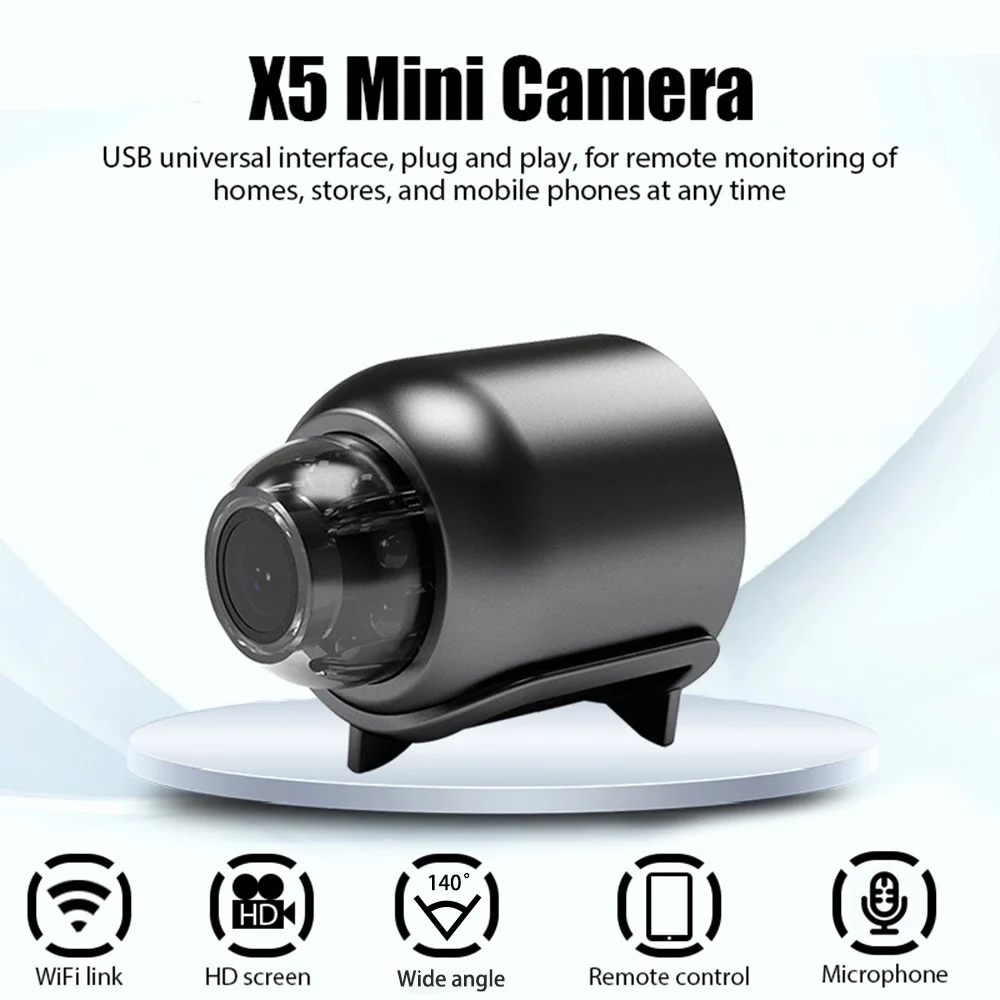 Compact Outdoor Wi-Fi Camera HD 1080P Night Vision
