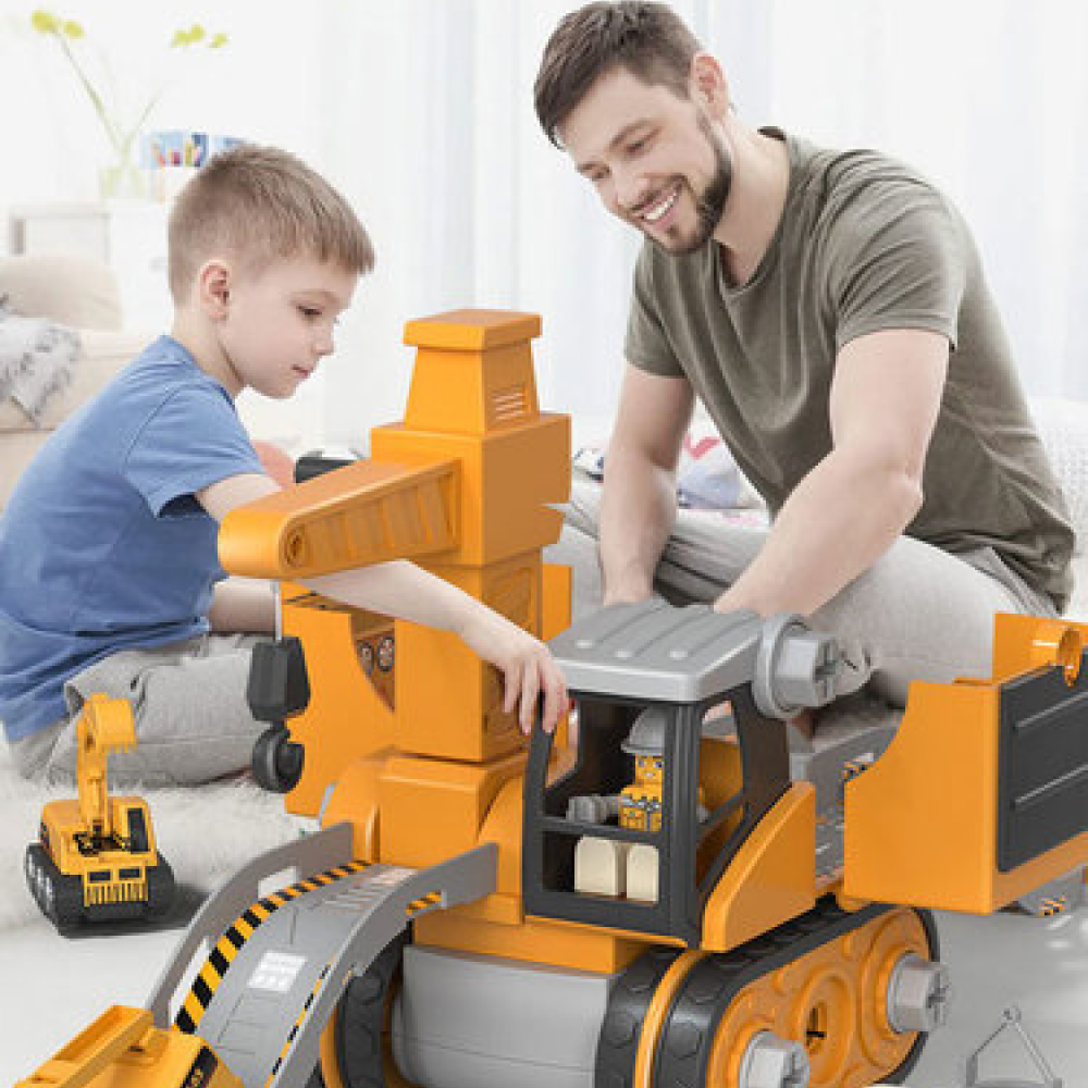 Fun Kids Building Kit with Drill and Tools