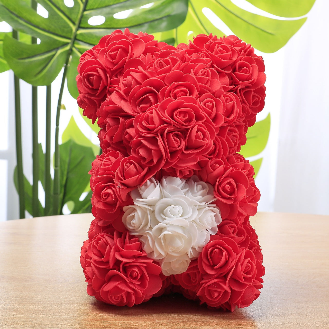 Lovely Pink Teddy Flower Arrangement - Fesara