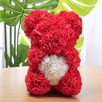 Lovely Pink Teddy Flower Arrangement - Fesara