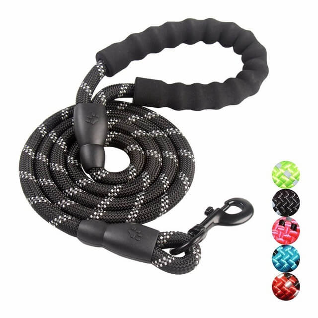 Heavy Duty Reflective Dog Lead - Strong 6ft Leash - Fesara