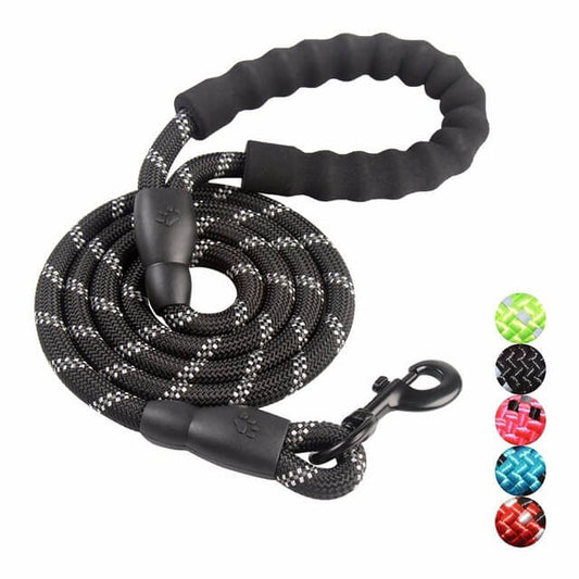 Heavy Duty Reflective Dog Lead - Strong 6ft Leash - Fesara
