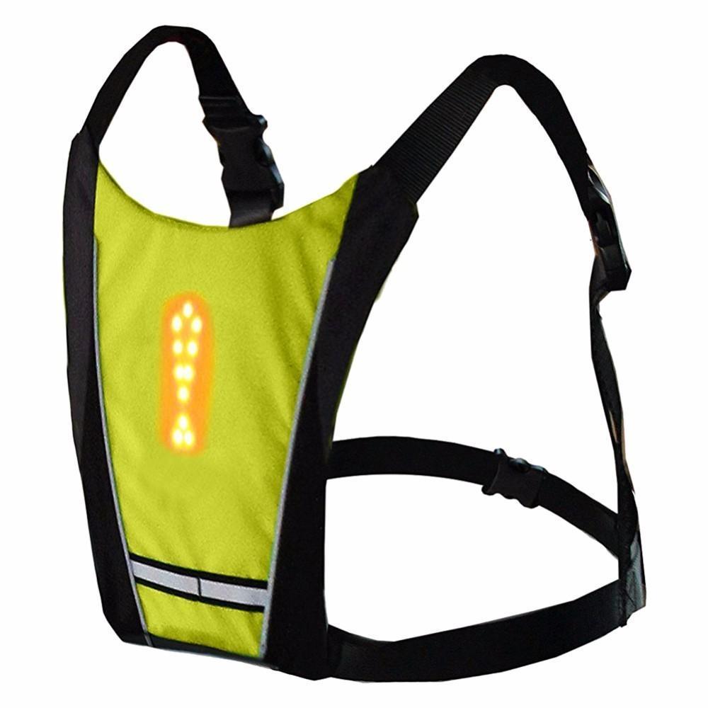 Visible LED Safety Vest for Cycling Outdoor Use