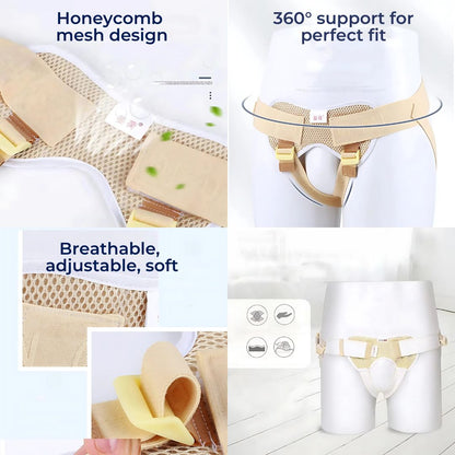 Men's Adjustable Hernia Support Belt for Comfort & Relief