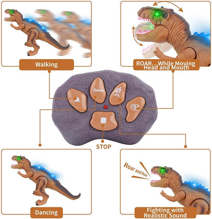 Fun LED T-Rex Toy with Sound Effects