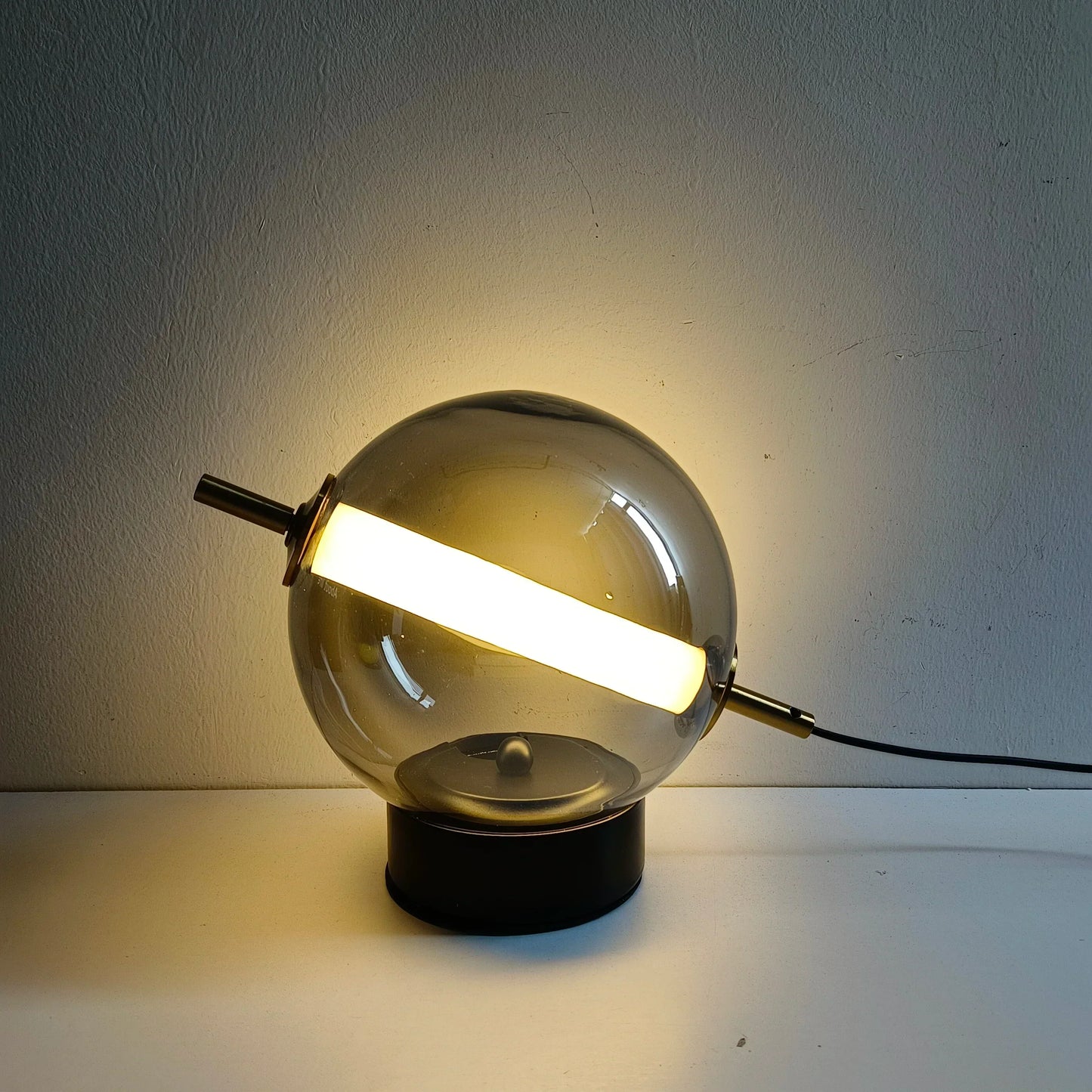 Classic Glass Table Lamp with Soft Warm Light