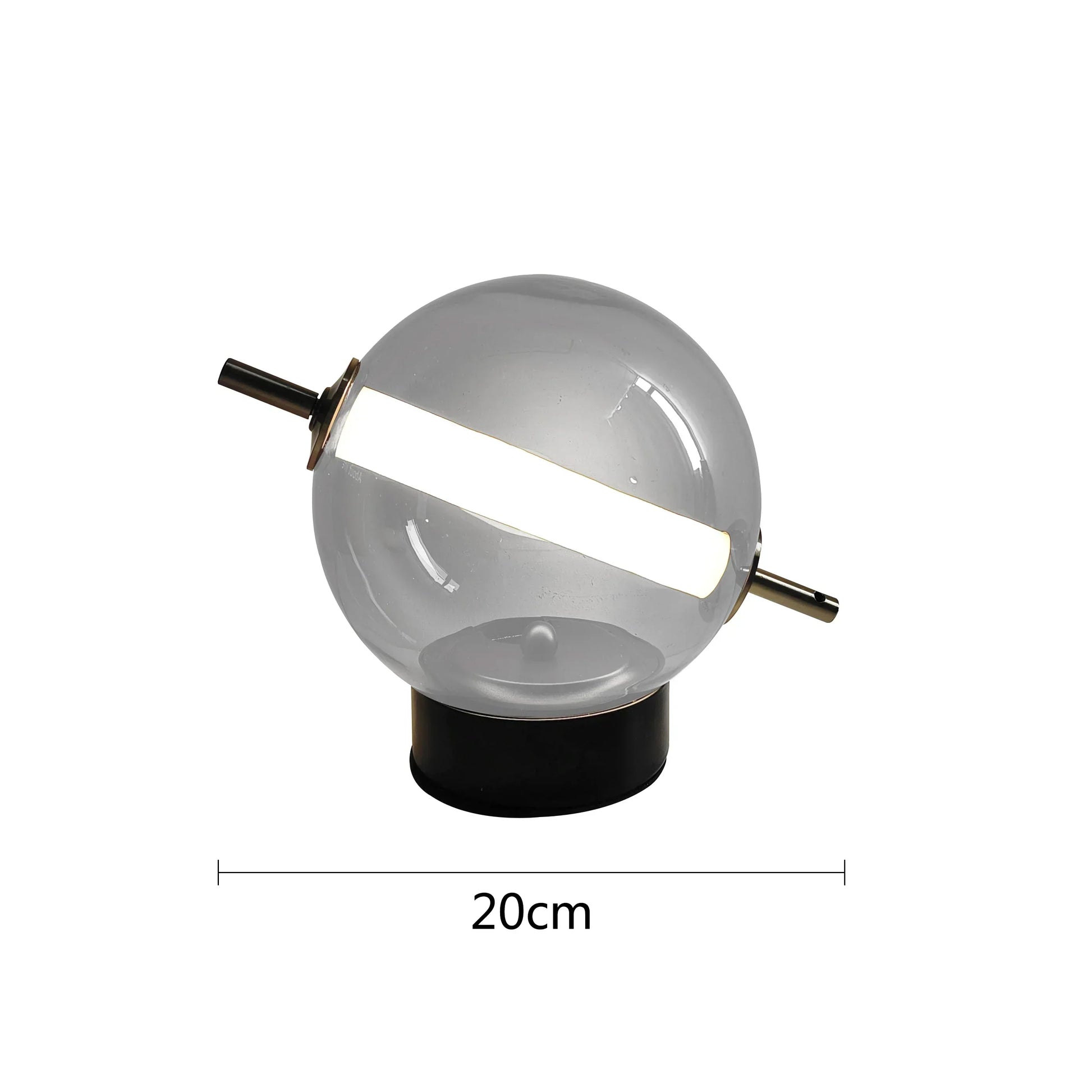 Classic Glass Table Lamp with Soft Warm Light - Fesara