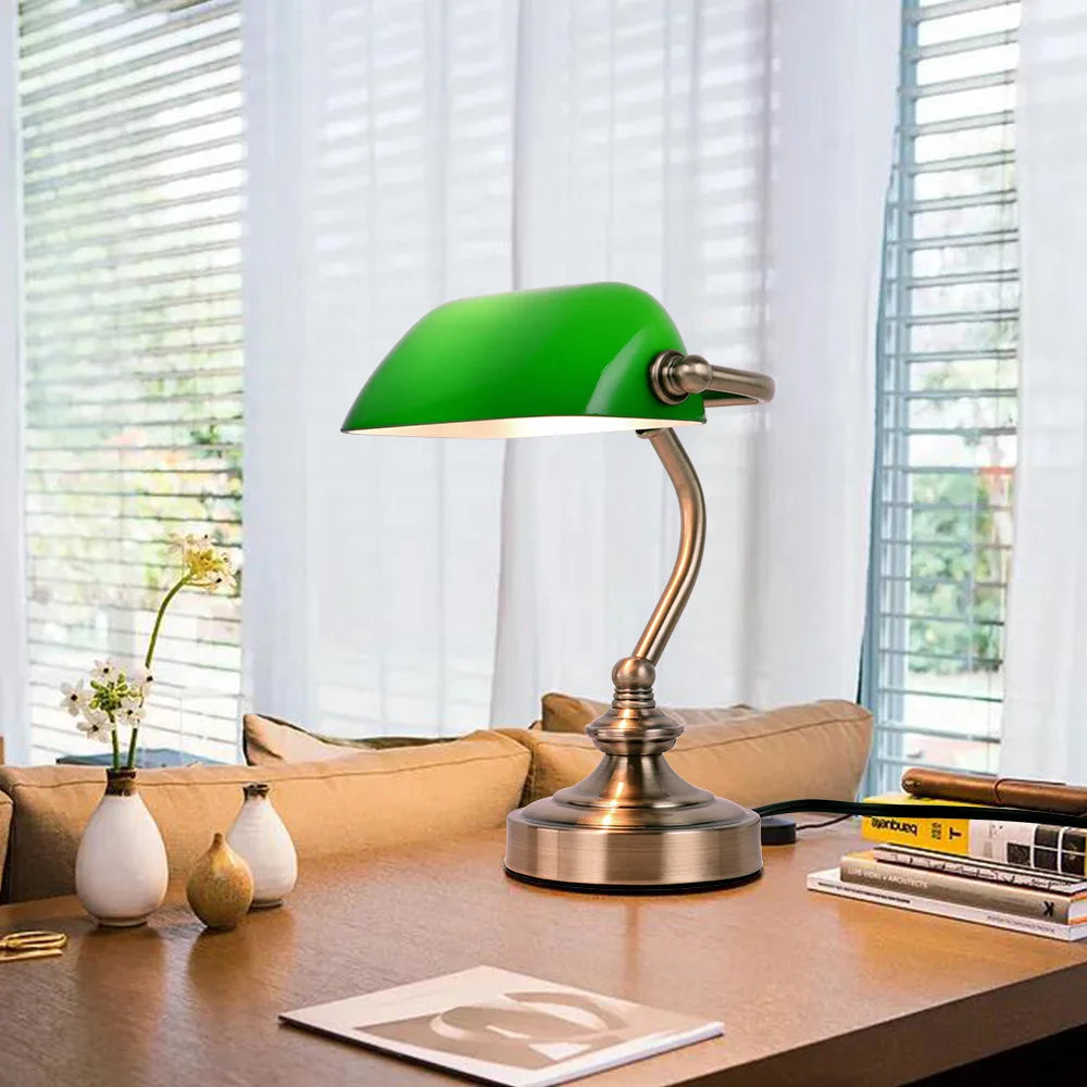 Vintage Small Table Lamp Classic Glow - Fesara