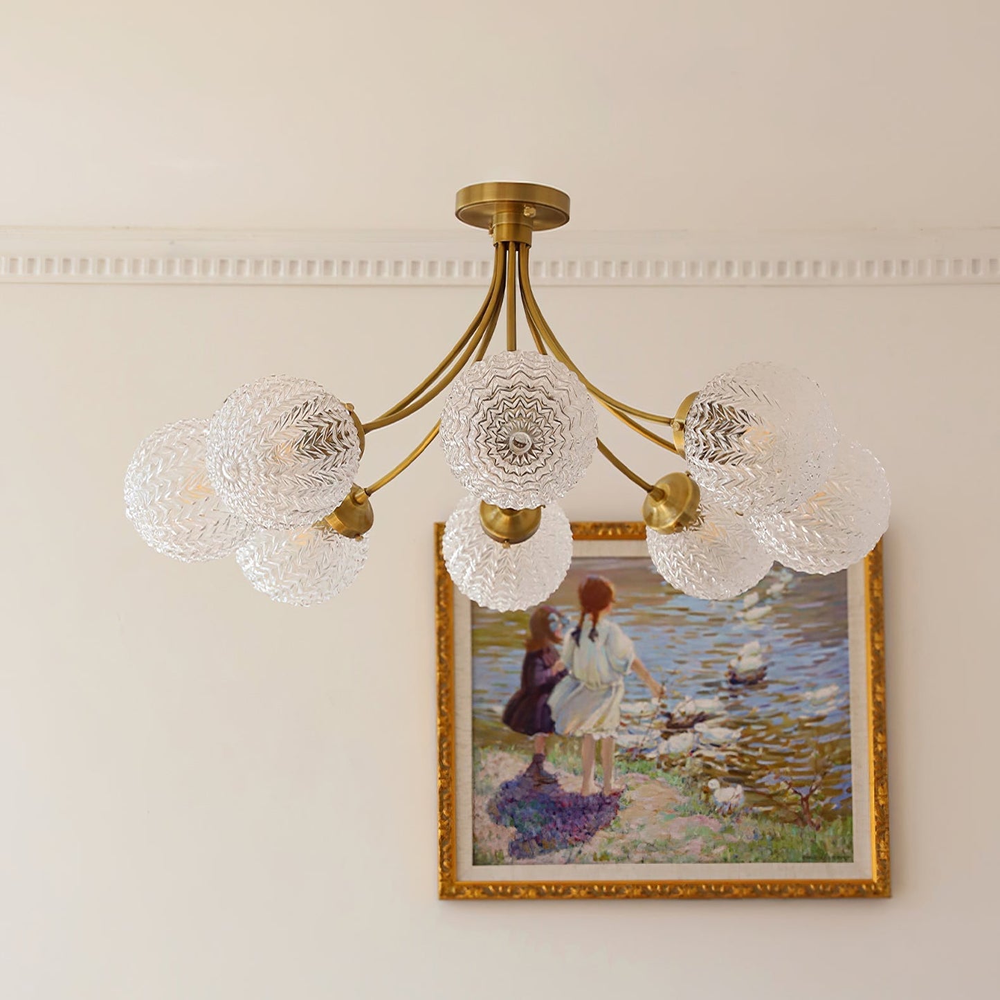 Classic Glass Pendant Light