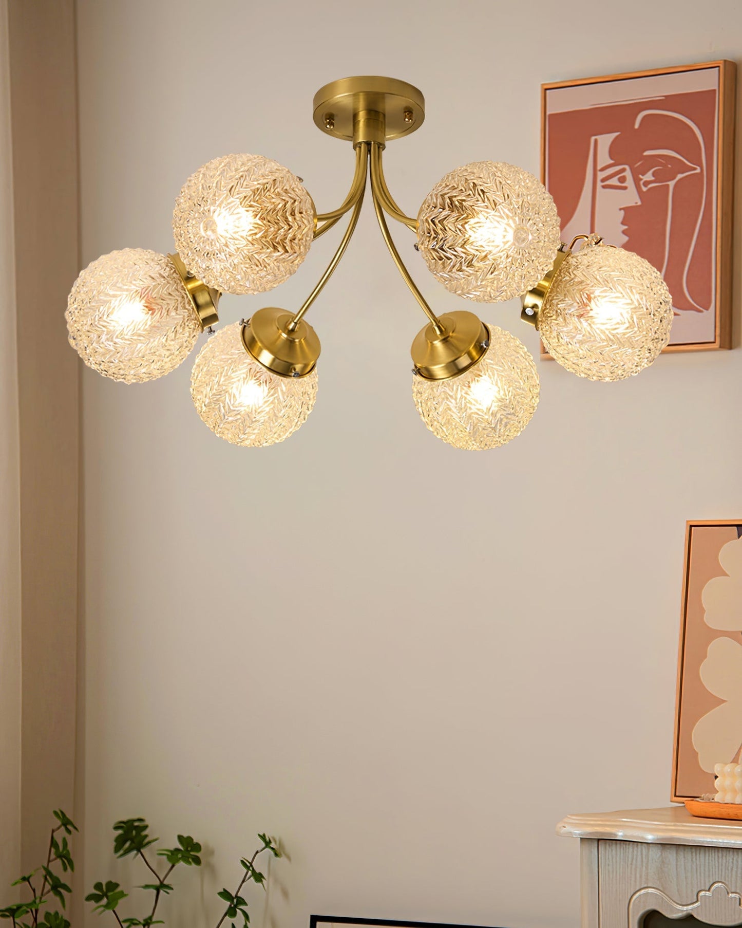 Classic Glass Pendant Light