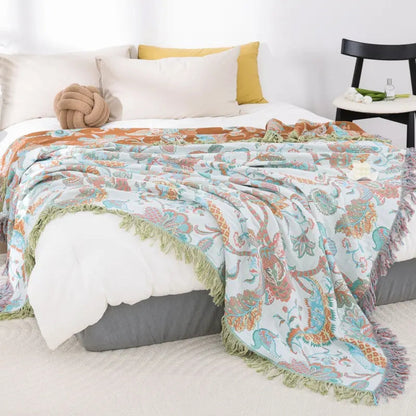 Fesara Soft Floral Throw Blanket
