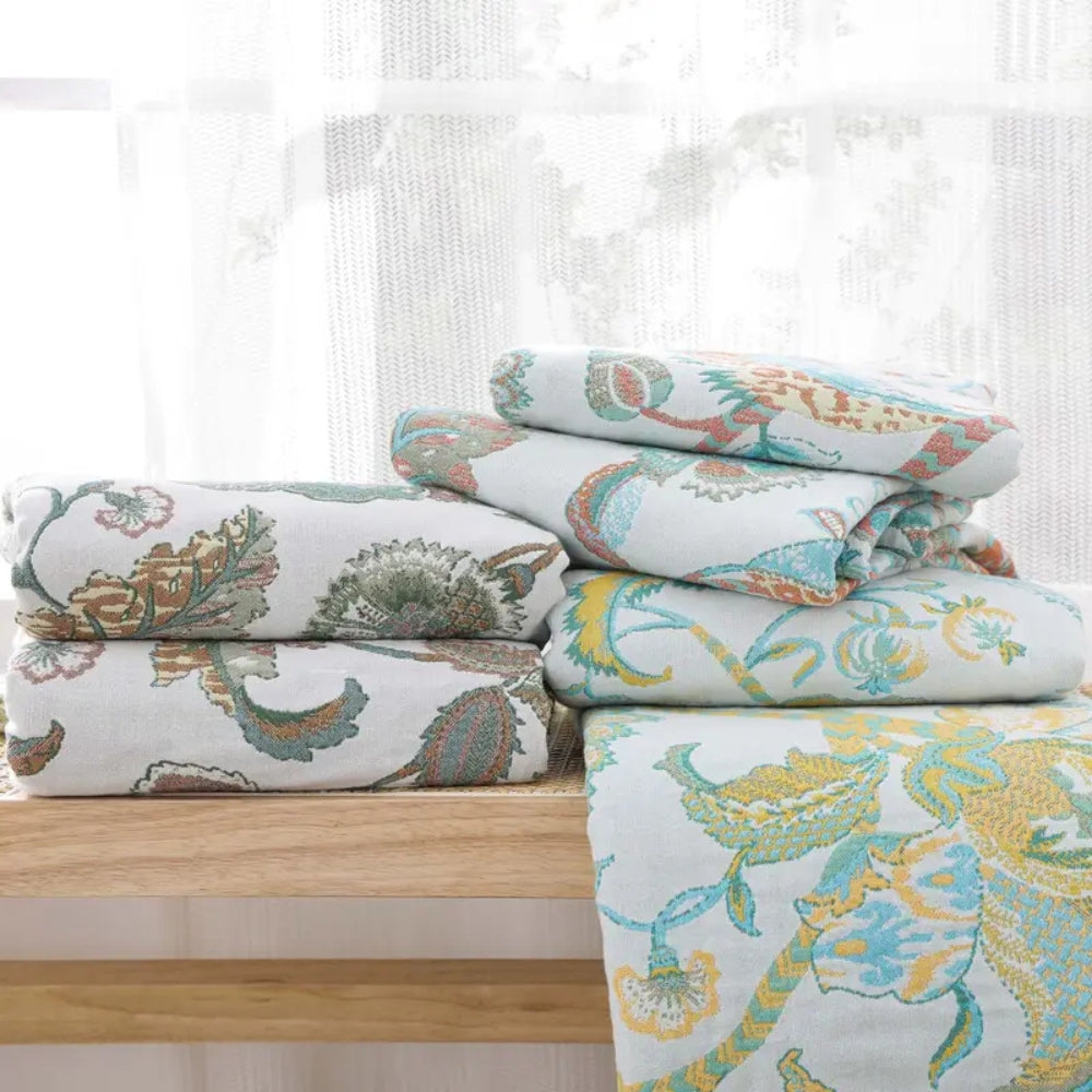 Fesara Soft Floral Throw Blanket
