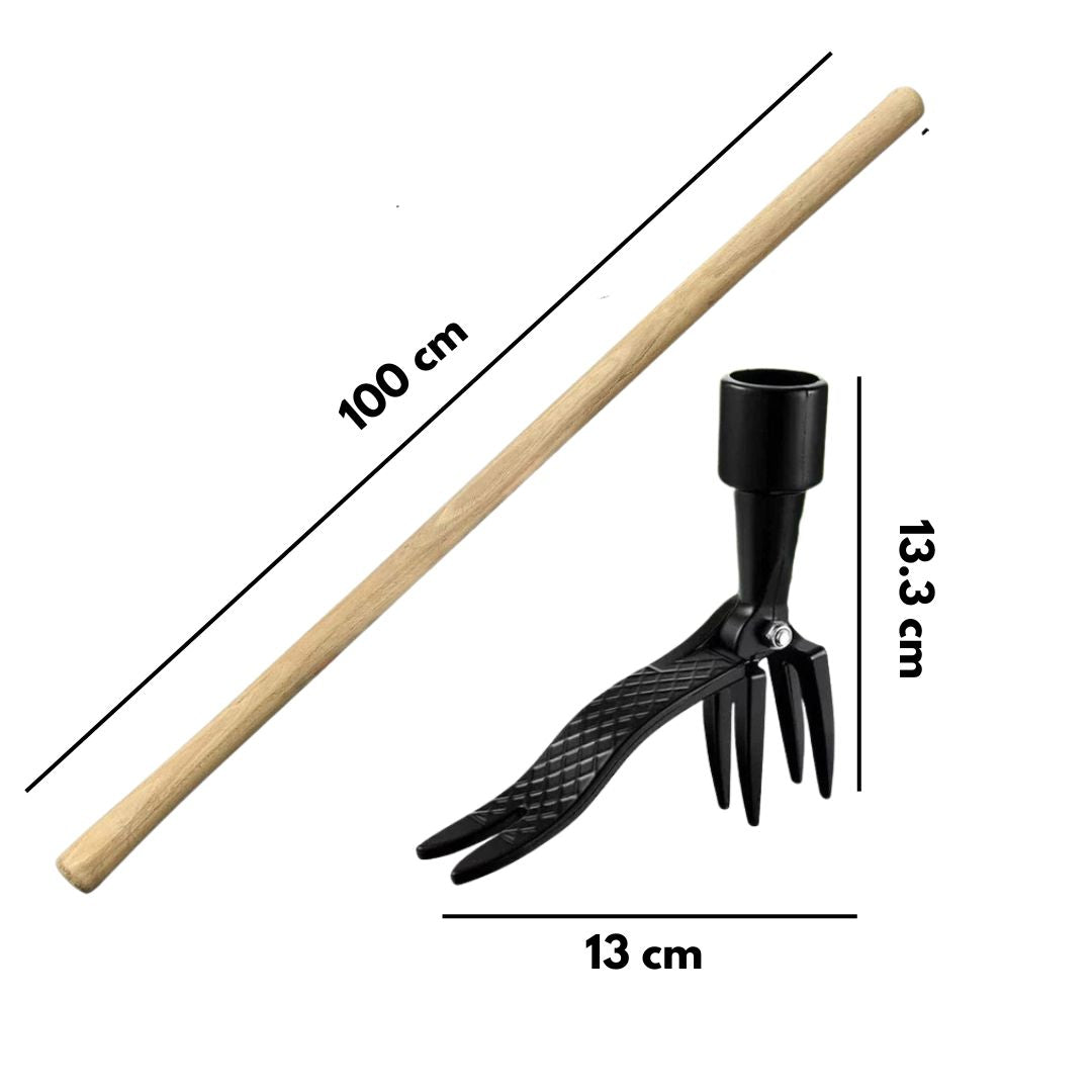 Easy Grip Garden Weeder with Strong Metal Claws