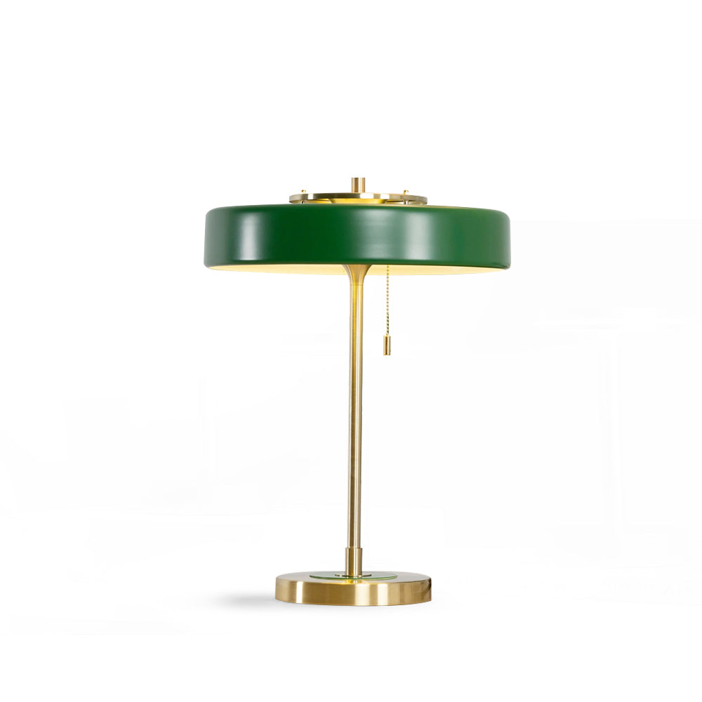 Classic Metal and Glass Desk Lamp