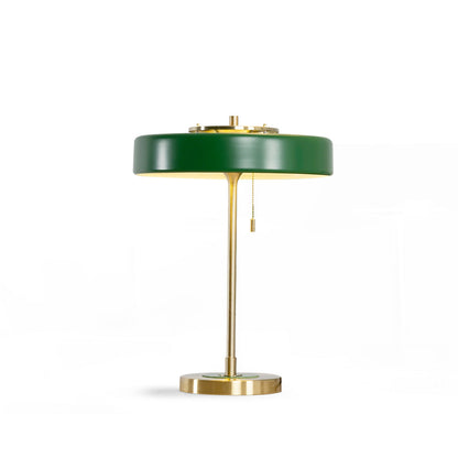 Classic Metal and Glass Desk Lamp