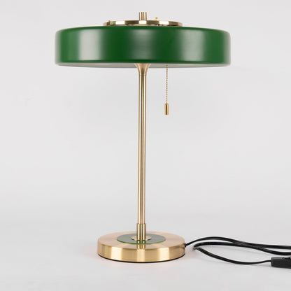 Classic Metal and Glass Desk Lamp