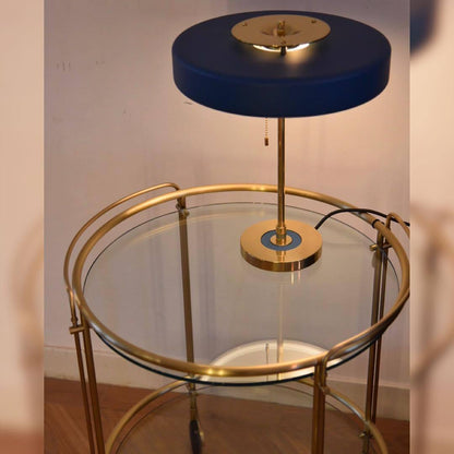 Classic Metal and Glass Desk Lamp