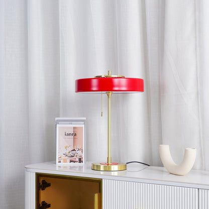 Classic Metal and Glass Desk Lamp