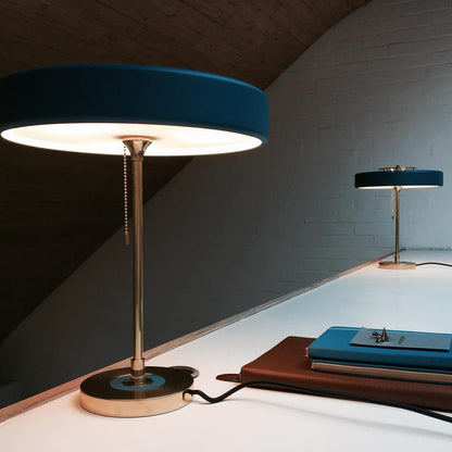 Classic Metal and Glass Desk Lamp