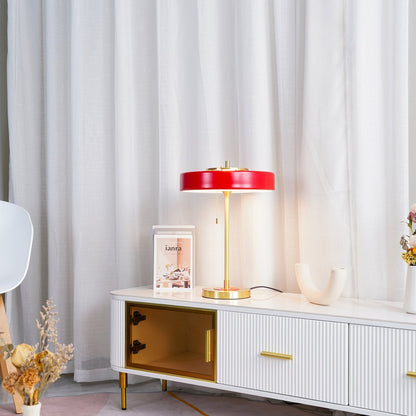 Classic Metal and Glass Desk Lamp