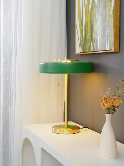 Classic Metal and Glass Desk Lamp
