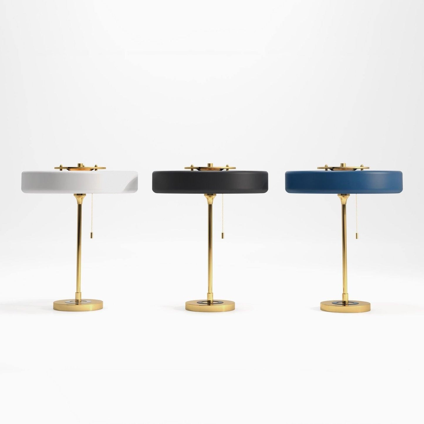 Classic Metal and Glass Desk Lamp
