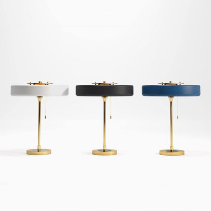 Classic Metal and Glass Desk Lamp