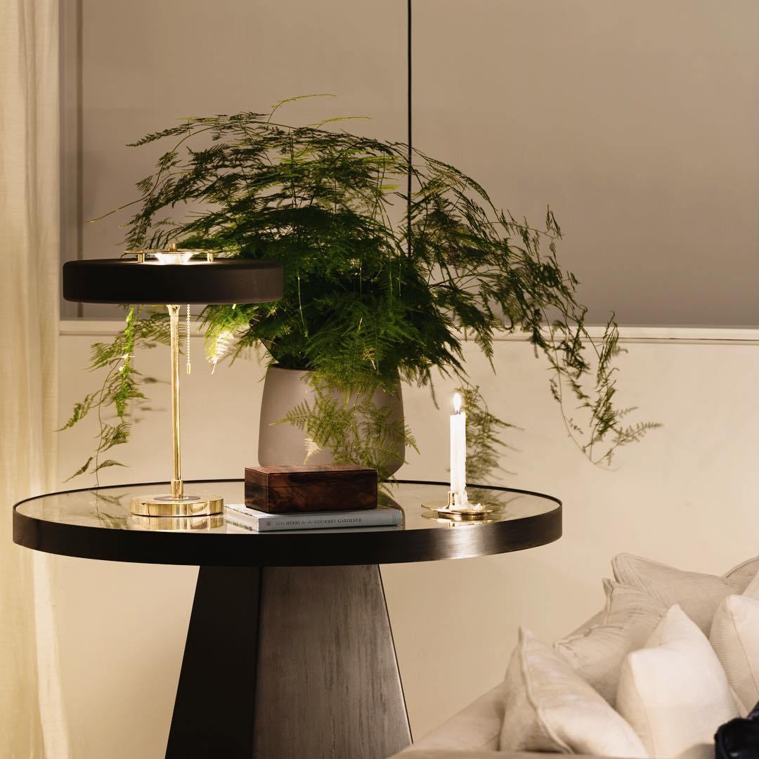Classic Metal and Glass Desk Lamp