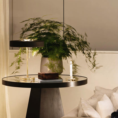 Classic Metal and Glass Desk Lamp