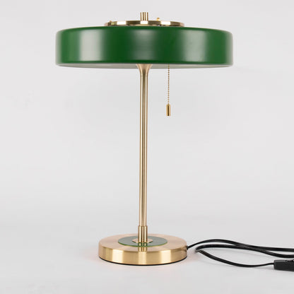 Classic Metal and Glass Desk Lamp