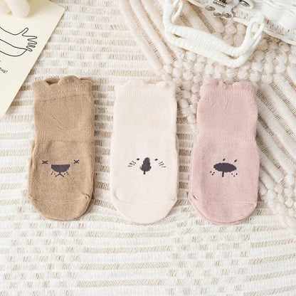 Grip Baby Socks 3-Pack Non Slip Toddler Socks - Fesara