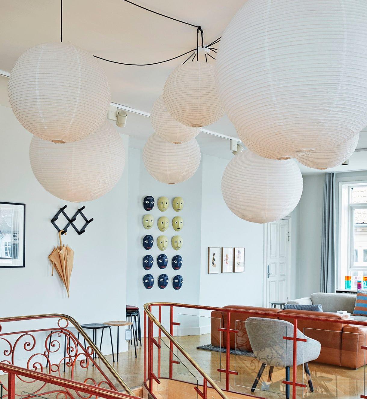 Unique Paper Globe Pendant Lamp 1-Light