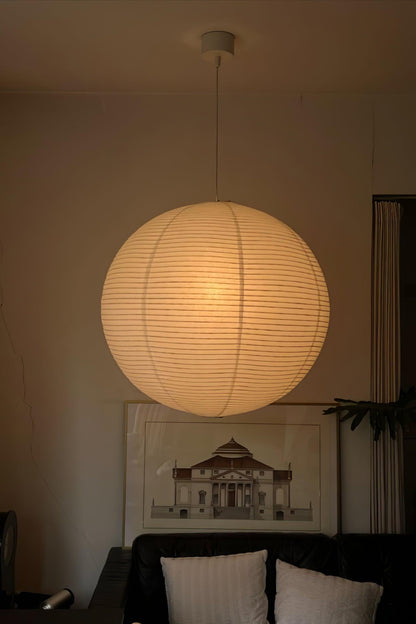 Unique Paper Globe Pendant Lamp 1-Light