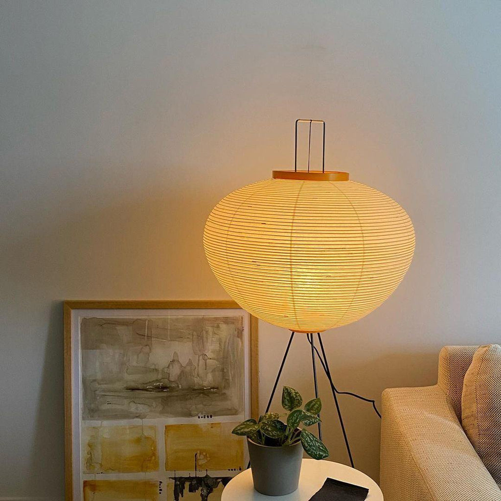 Rice paper floor lamp 2