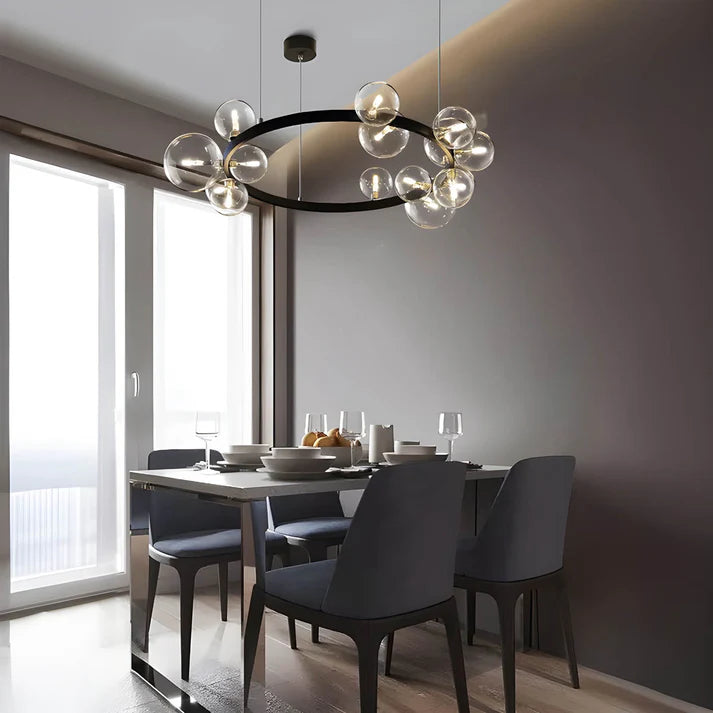 Elegant Crystal Drop Chandelier - Fesara
