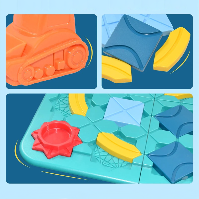 Interactive Wooden Puzzle Board Game