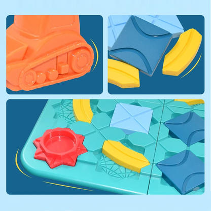 Interactive Wooden Puzzle Board Game