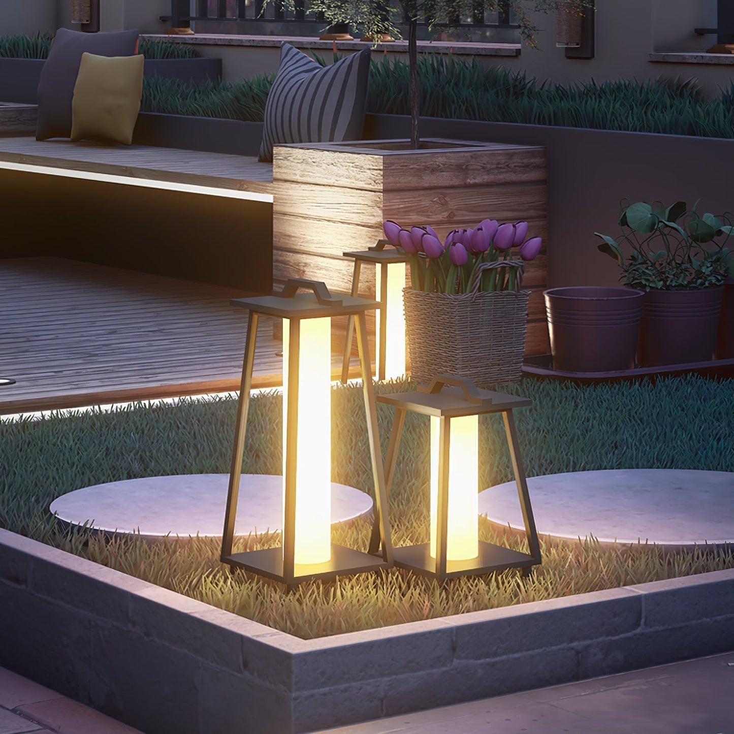 Portable LED Garden Lamp