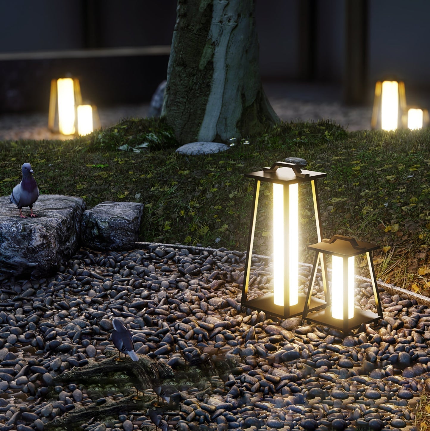 Portable LED Garden Lamp