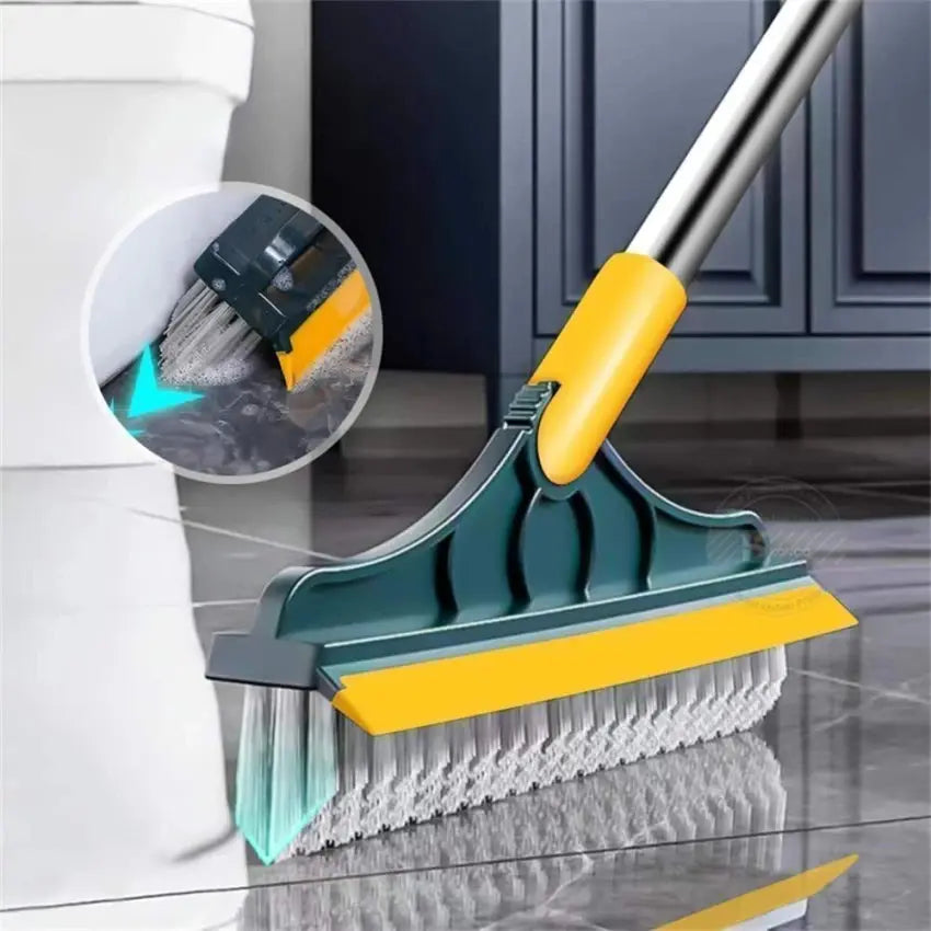 Heavy Duty Floor Scrub Brush with Long Handle - Fesara