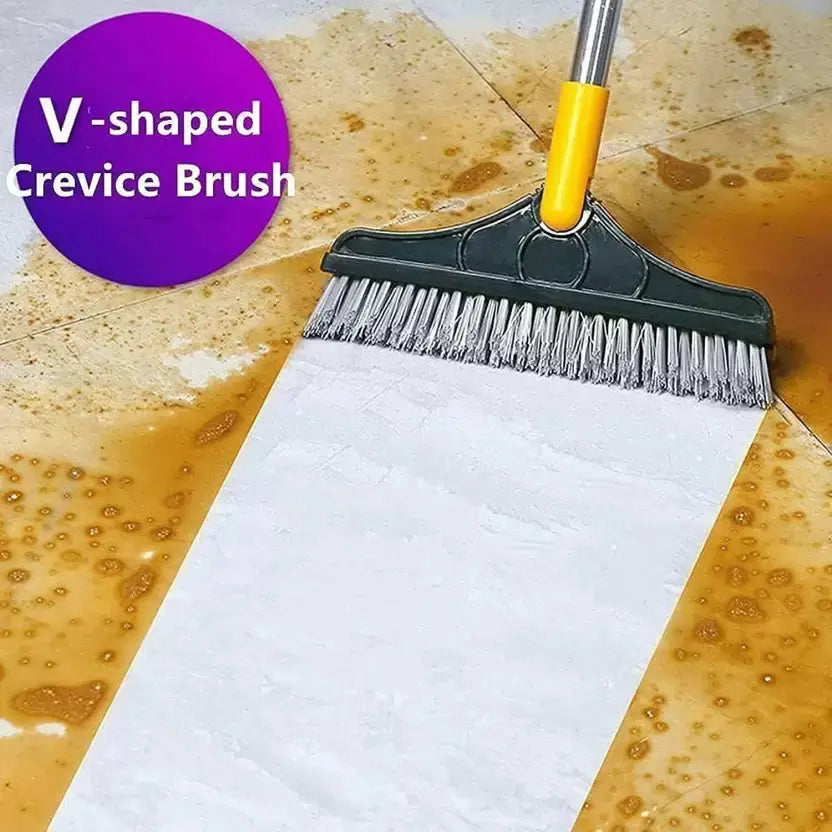 Heavy Duty Floor Scrub Brush with Long Handle