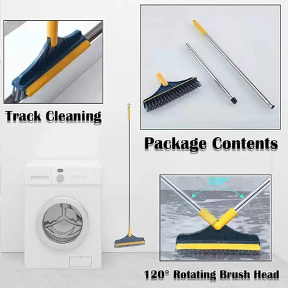 Heavy Duty Floor Scrub Brush with Long Handle
