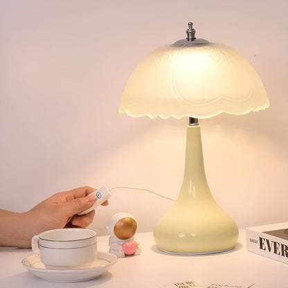 Classic Mushroom Table Lamp with LED Dimmer